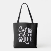 Tote Bag Mettez votre chat (Dos)