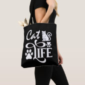 Tote Bag Mettez votre chat (De près)