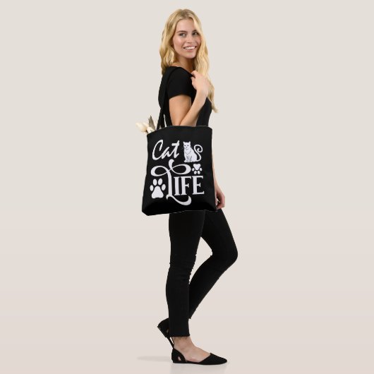 Tote Bag Mettez votre chat (Sur le modèle)