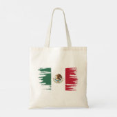 Tote Bag Mexique Drapeau pinceau (Dos)
