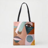Tote Bag Mi-face Geo (Devant)