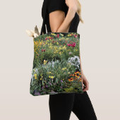Tote Bag Mi jardins colorés d'été (De près)