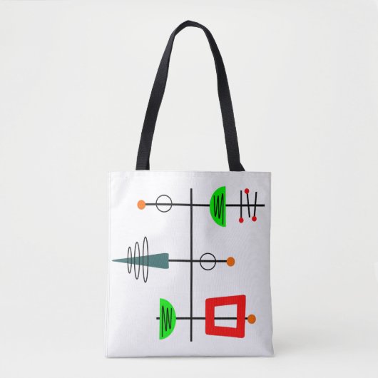 Tote Bag Mi-siècle moderne mobile (Devant)