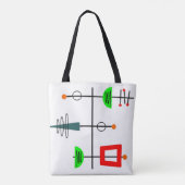Tote Bag Mi-siècle moderne mobile (Dos)