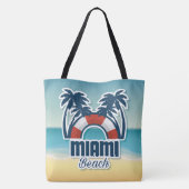 Tote Bag Miami Beach Floride (Dos)