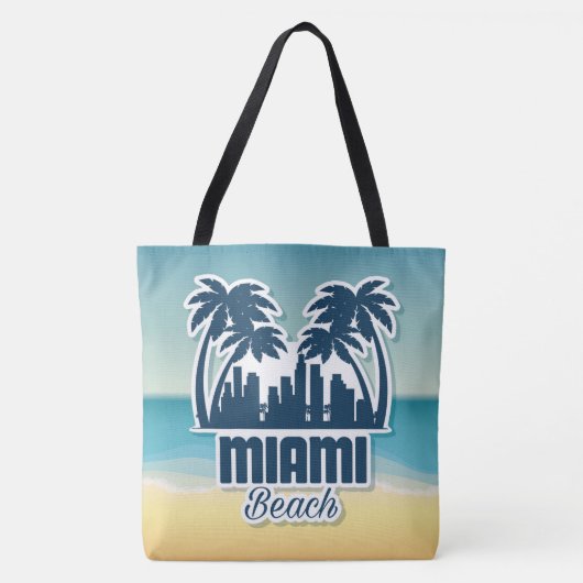Tote Bag Miami Beach Floride (Devant)