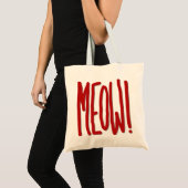 Tote Bag Miaou ! (Devant (produit))