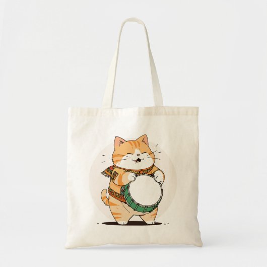 Tote Bag Miaulements et Mélodies (Devant)