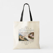 Tote Bag Michelangelo Création de la peinture de l'homme av (Dos)