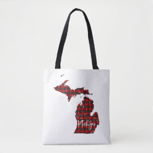 Tote Bag Michigan Joyeuse fête de Noël Yall Matching