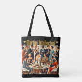 Tote Bag Mid Century Modern The Martini Intellectuals (Dos)
