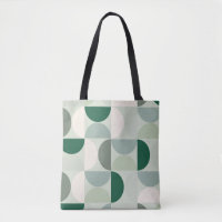 Mid Century Moderne Abstrait Motif Sage Green