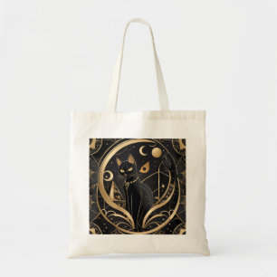 Tote Bag Midnight Mystic Cat Fourre-tout