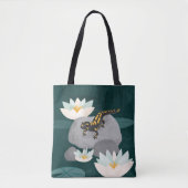 Tote Bag Midnight Pond Fire Salamander (Devant)