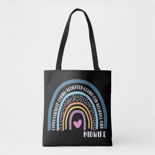 Tote Bag Midwoman compatissante Soin dévouée Amour Fun (Devant)
