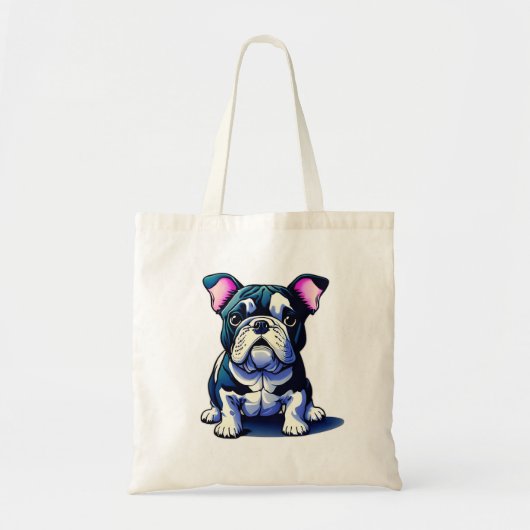 Tote Bag mignon Bulldog (Devant)