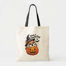 Mignon Chibi Moineau Oiseau Halloween Citrouille