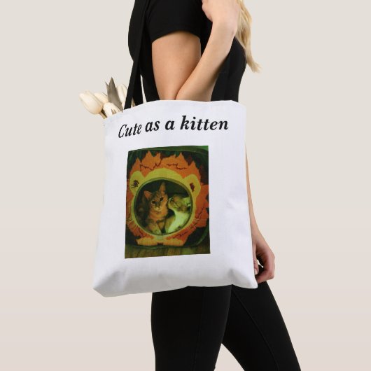 Tote Bag Mignon comme chaton (De près)