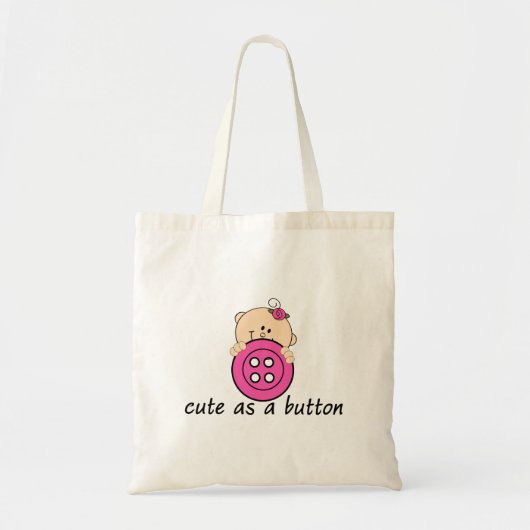 Tote Bag Mignon comme ROSE de bouton (Devant)