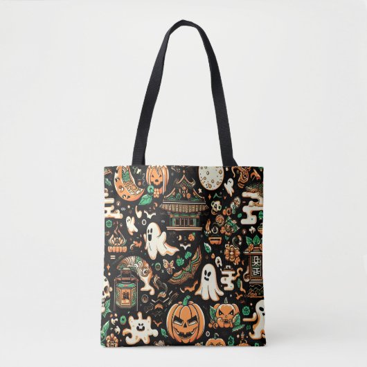 Tote Bag Mignon Épouvantable Créature Mignonne Fantôme Citr (Devant)