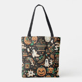 Tote Bag Mignon Épouvantable Créature Mignonne Fantôme Citr (Dos)