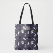 Tote Bag Mignon fantôme Français Bulldog chauve-souris citr (Devant)