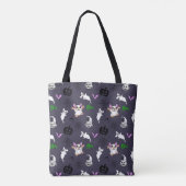 Tote Bag Mignon fantôme Français Bulldog chauve-souris citr (Dos)