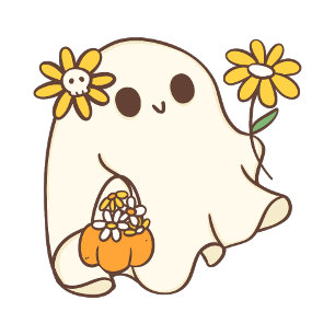 Tote Bag Mignon Fille Halloween Fantôme