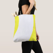 Tote Bag Mignon Jaune et Blanc (De près)