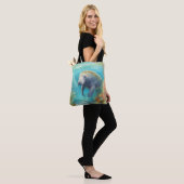 Tote Bag Mignon lamantin de Floride, (Sur le modèle)