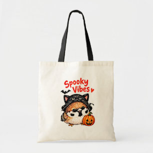 Tote Bag Mignon Moineau Halloween Chibi Manga Anime Dessin 