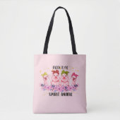 Tote Bag mignonne amatrice de porc au lard (Devant)