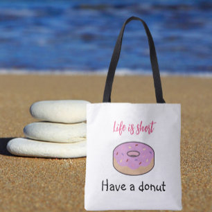 Tote Bag Mignonne Avoir Une Donut