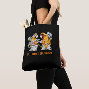 Tote Bag mignonne bee gnome amoureux art du monde