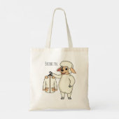 Tote Bag Mignonne brebis avec blouson (Dos)
