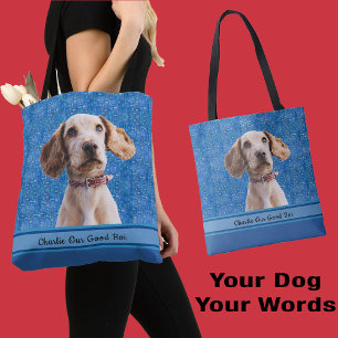 Tote Bag Mignonne Chien Maman Grand-mère Chiot Amant Photo 