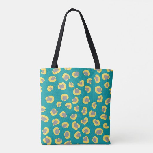 Tote Bag Mignonne impression animale Cheetah joli tigre ble (Dos)
