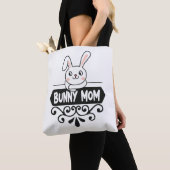 Tote Bag Mignonne lapin maman lapin amant (De près)