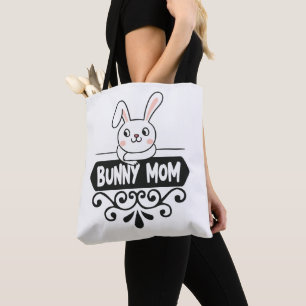 Tote Bag Mignonne lapin maman lapin amant