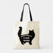 Tote Bag Mignonne maman Chat Noir Moderne (Dos)