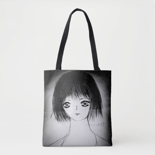 Tote Bag mignonne manga yaei fille (Devant)