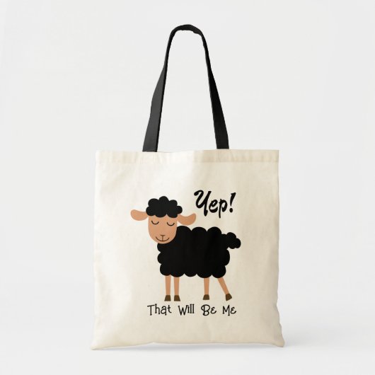 Tote Bag Mignonne Marron Noir Dit (Devant)