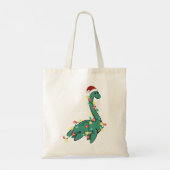 Tote Bag Mignonne monstre de Lochness Noël (Dos)
