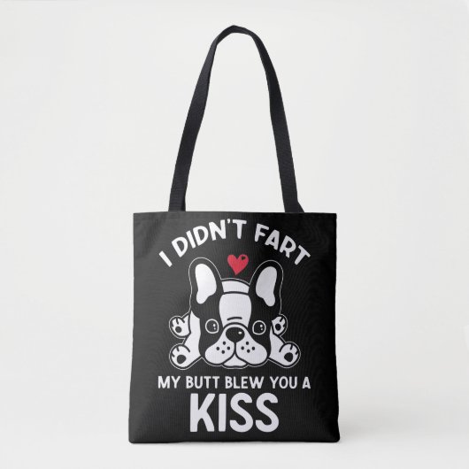 Tote Bag Mignonne propriétaire français de Bulldog Frenchie (Devant)