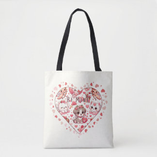 Tote Bag Mignonne Romance : Saint Valentin