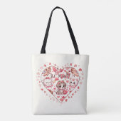 Tote Bag Mignonne Romance : Saint Valentin (Dos)