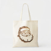 Tote Bag Mignonne Santa Claus Gold Père Noël (Devant)