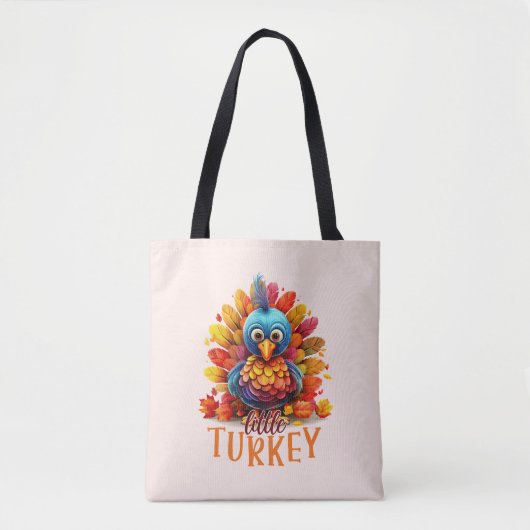 Tote Bag Mignonne Turquie Thanksgiving (Devant)