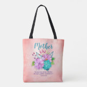 Tote Bag Mignonnes MÈRES Florales (Dos)