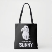Tote Bag Mignons Lapins J'Aime Mon Lapin (Devant)